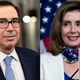 Image for article titled Steve Mnuchin, Nancy Pelosi Announce Meeting To Put Finishing Touches On 1,000-Piece ‘Starry Night’ Jigsaw Puzzle